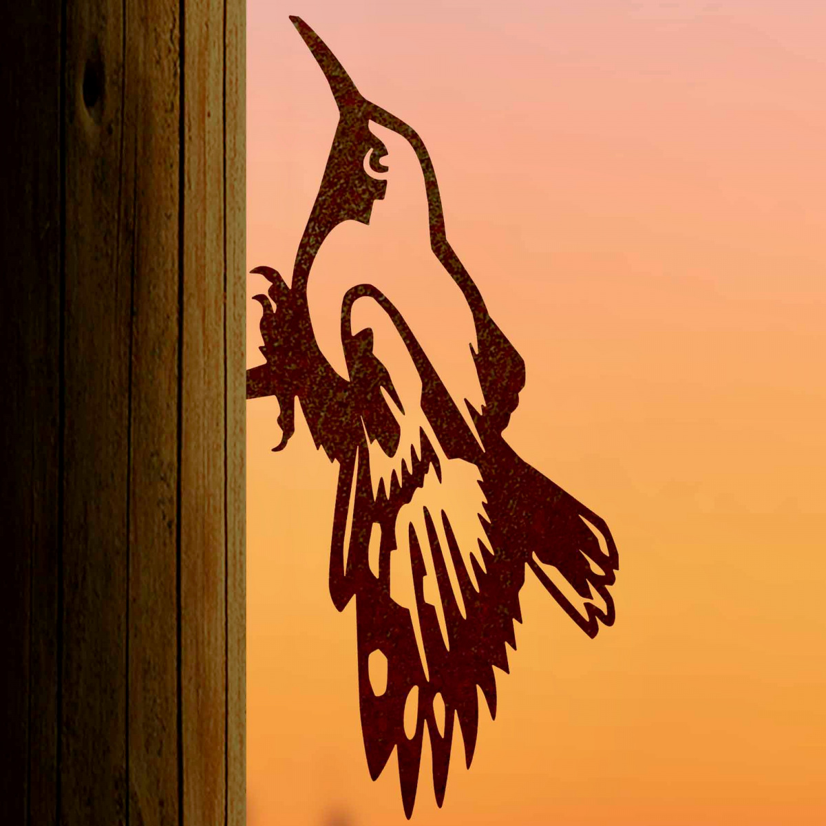 Metalbird Vogel aus Cortenstahl - Mauerläufer