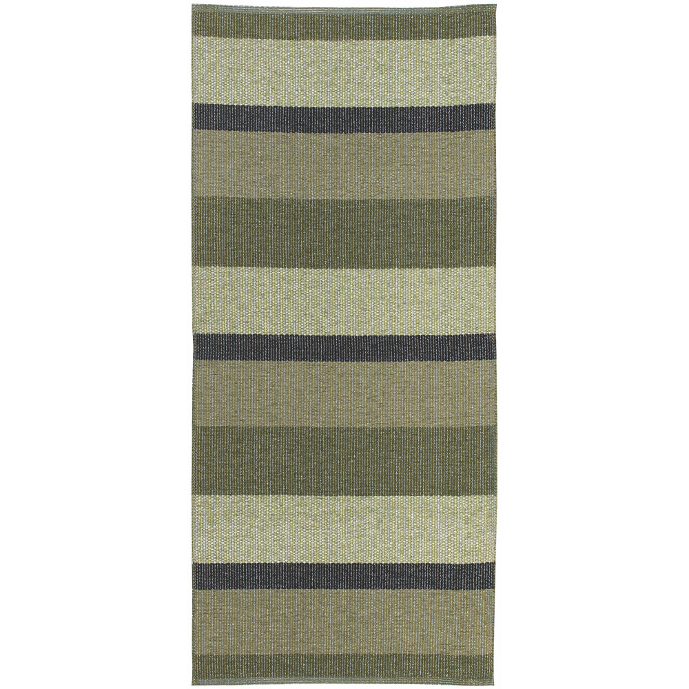 Horredsmattan Outdoor-Teppich - Block Oliv, 70x150