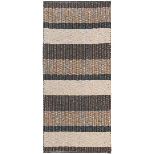 Tapis d’extérieur Horredsmattan - Block marron, 70x200