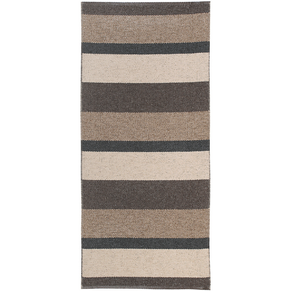 Horredsmattan Outdoor-Teppich - Block braun, 70x200