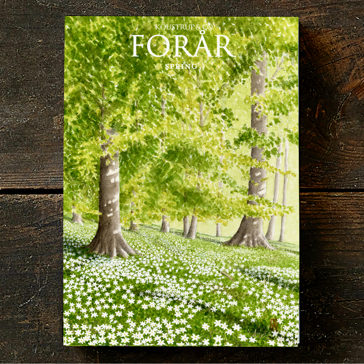 Koustrup & Co. Kartenmappe – Frühling