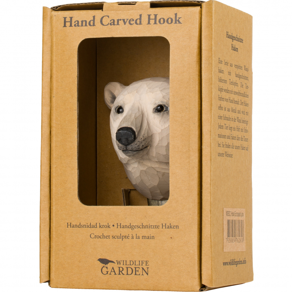 Wildlife Garden hook - polar bear - Image 7