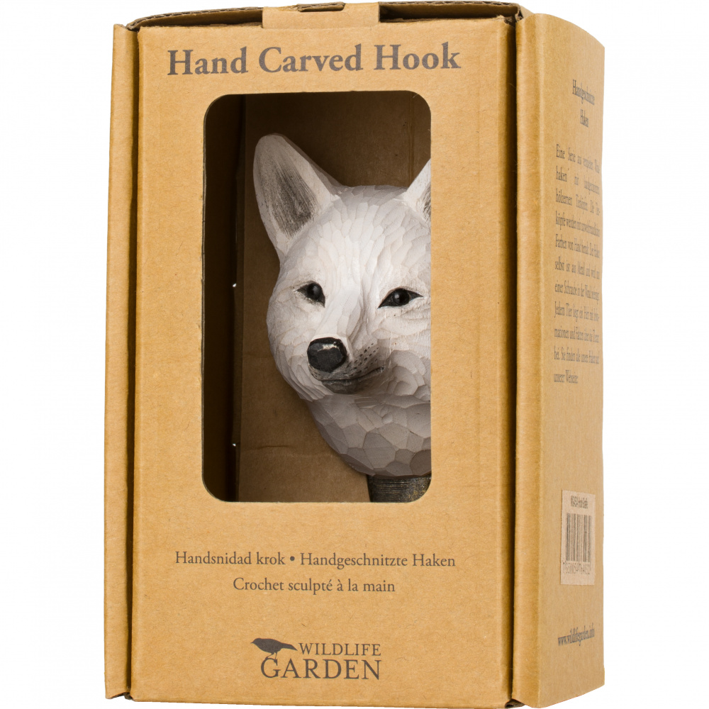 Wildlife Garden hook - Arctic fox - Image 7