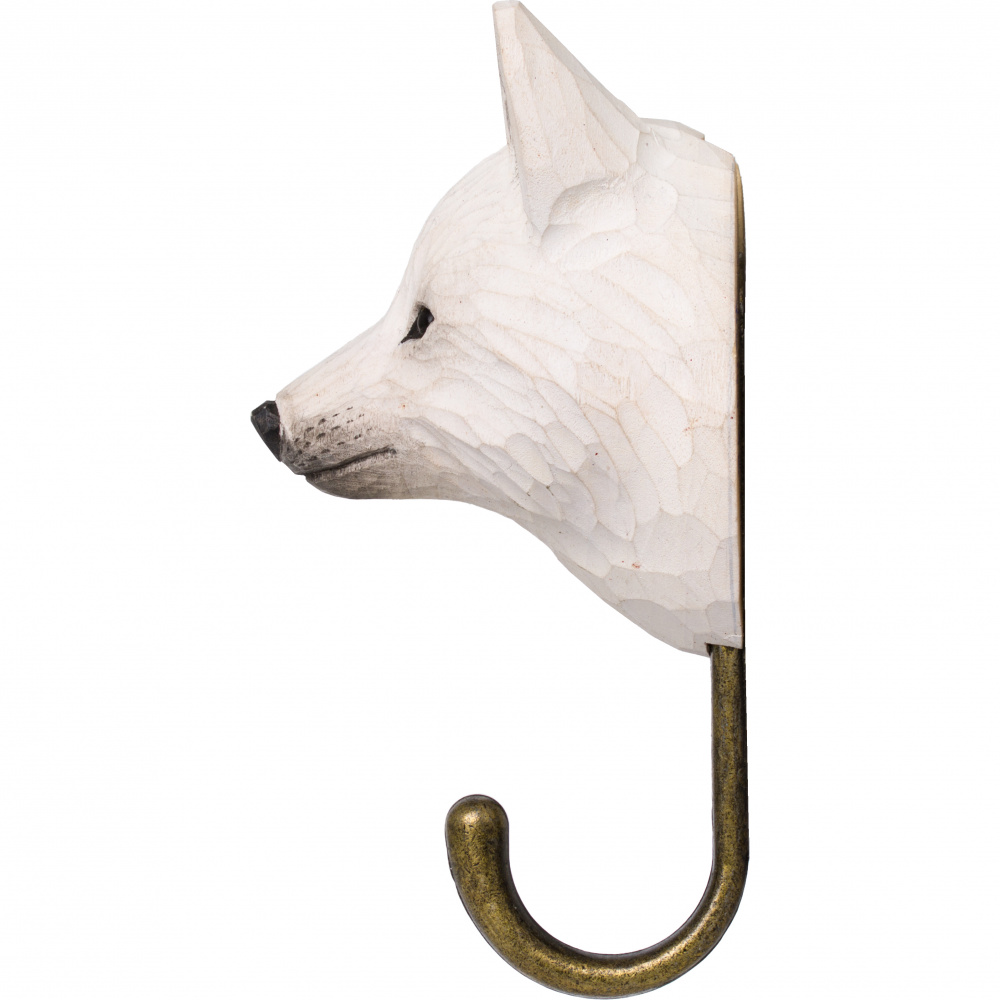 Wildlife Garden hook - Arctic fox - Image 6