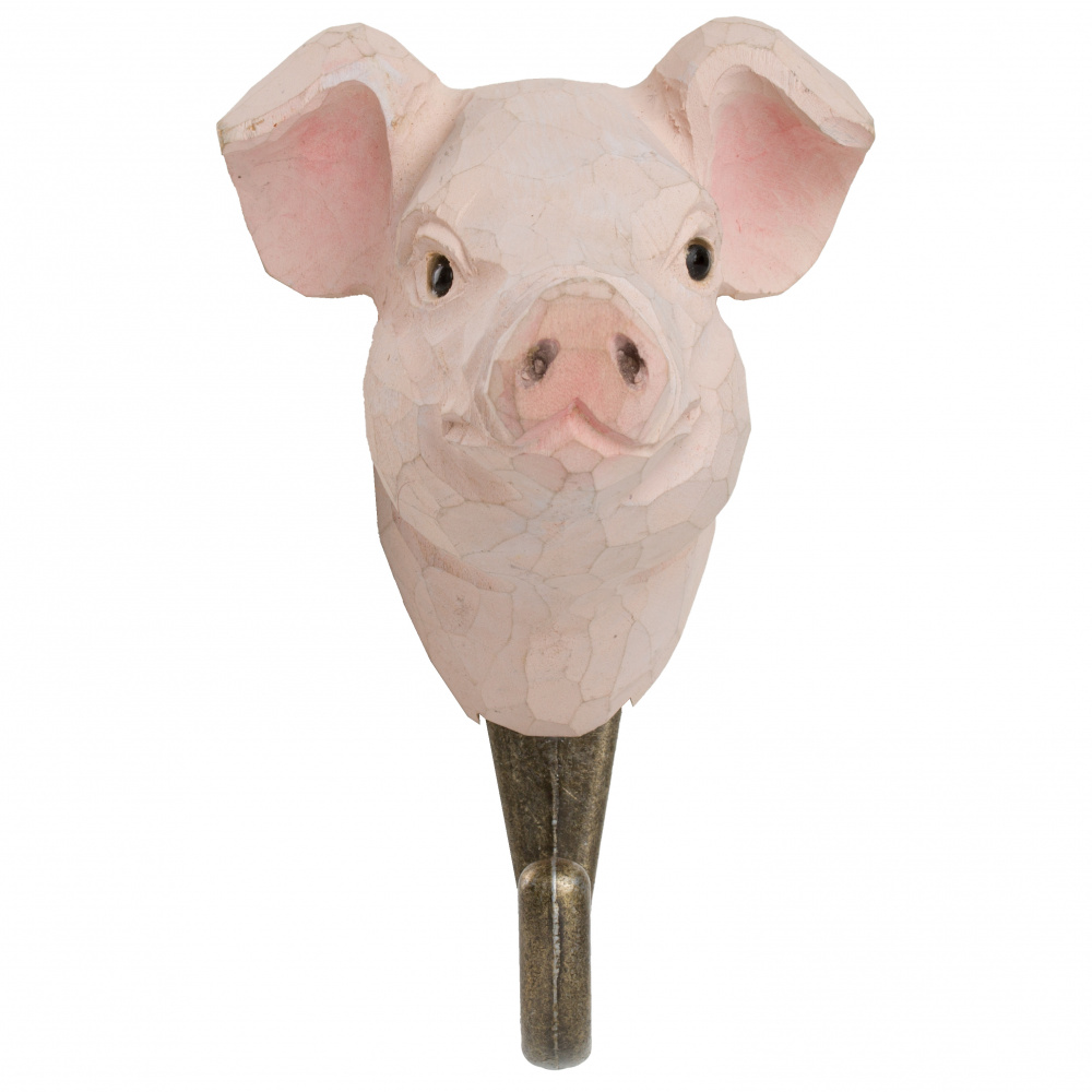 Wildlife Garden hook - pig - Image 3