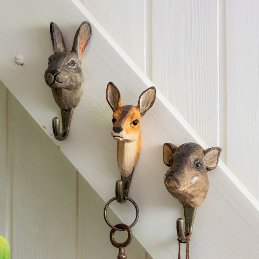 Wildlife Garden hook - European hare - Image 3