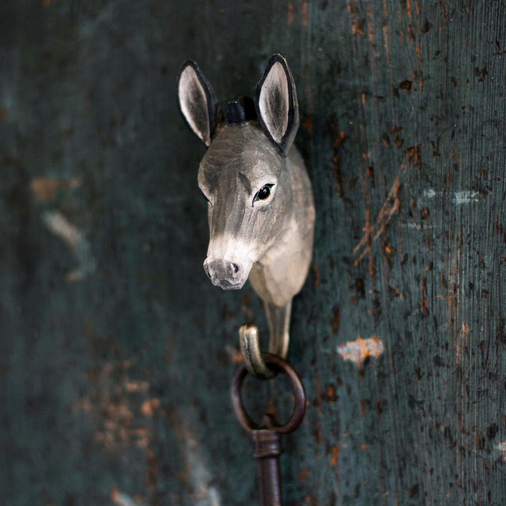 Wildlife Garden hook - donkey - Image 2