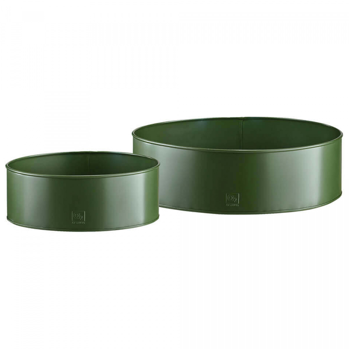 Plateaux pour plantes A2 Living, 2 pièces - verts