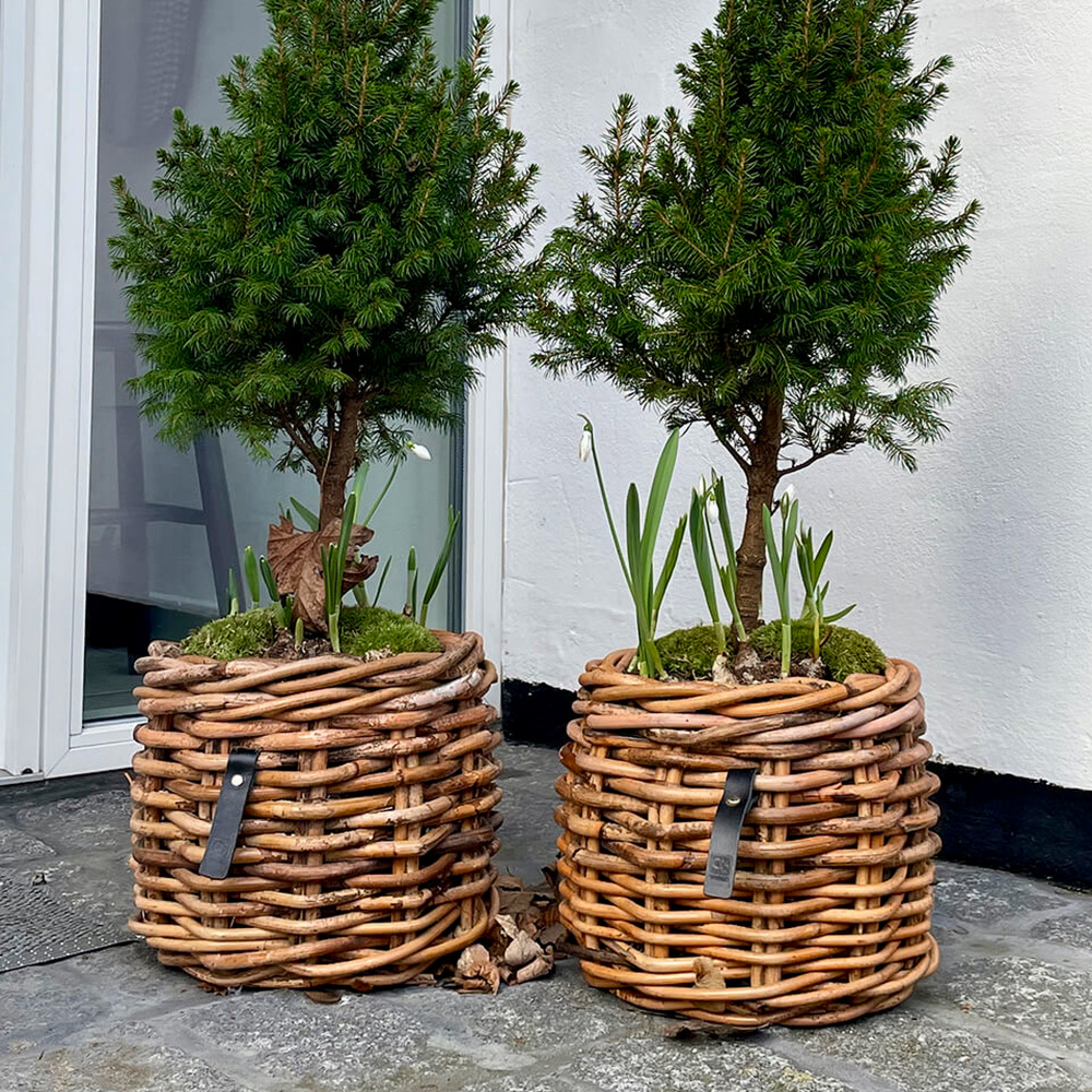 A2 Living rattankurv, rund - Ø32 x 24 - Billede 4
