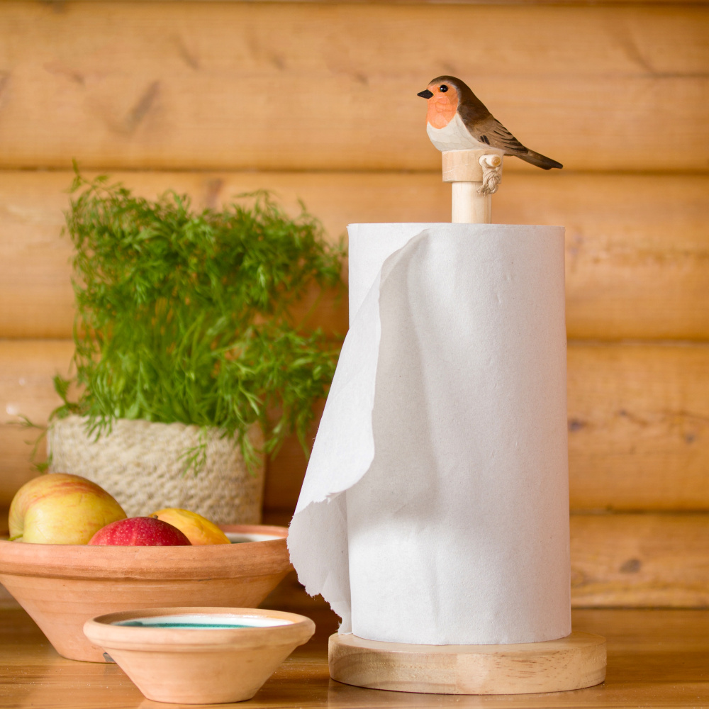 Wildlife Garden køkkenrulleholder - rødhals - Billede 2