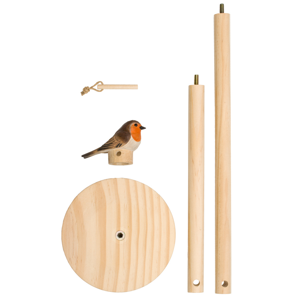 Wildlife Garden køkkenrulleholder - rødhals - Billede 5