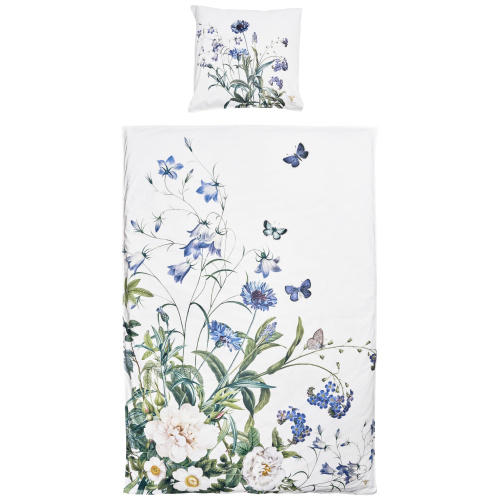 Jim Lyngvild påslakanset, 140x200 - Blue Flower Garden