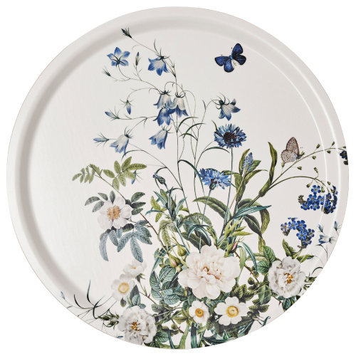 Jim Lyngvild Tablett, Ø38 – Blue Flower Garden