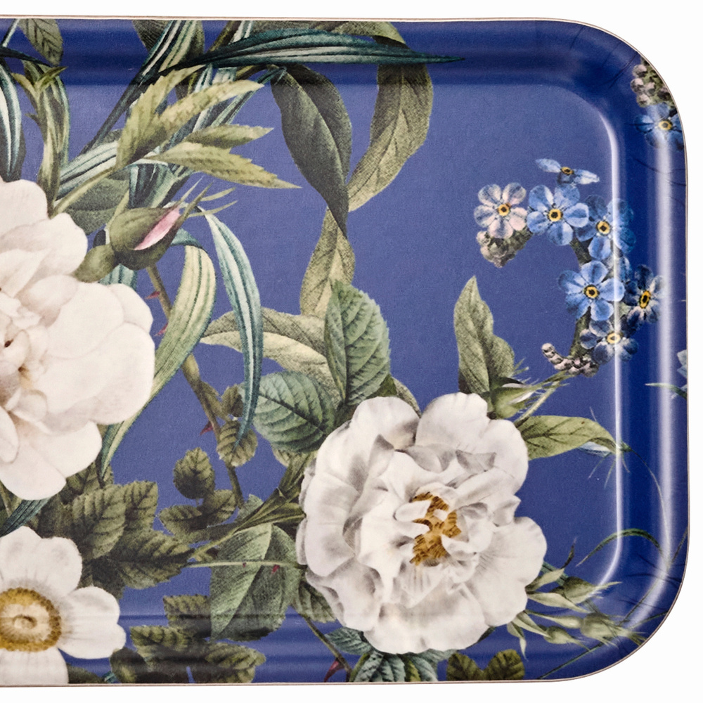 Jim Lyngvild Tablett, 32x15 - Blue Flower Garden - Bild 2