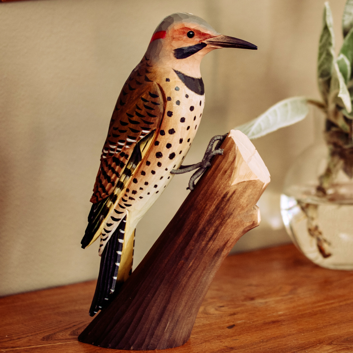 Oiseau en bois Wildlife Garden - Pic flamboyant