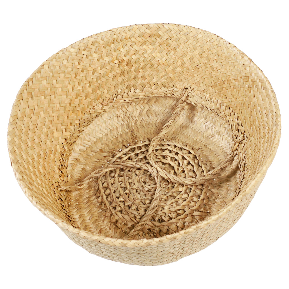 Panier en jonc de mer Rex London - naturel, moyen - Image 3