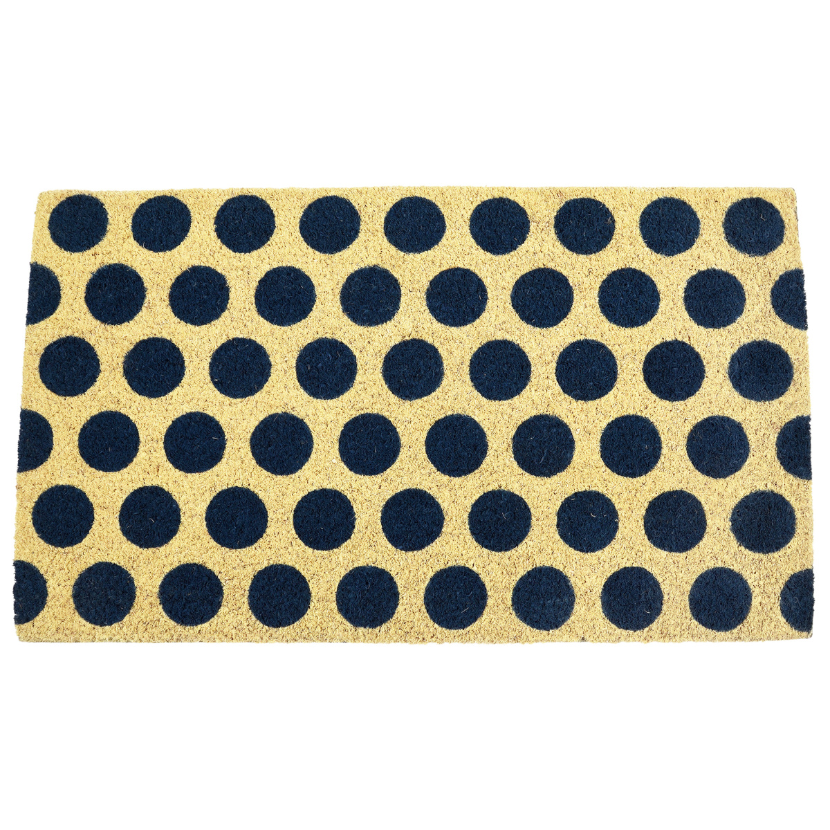 Rex London kokosmat - stippen, donkerblauw