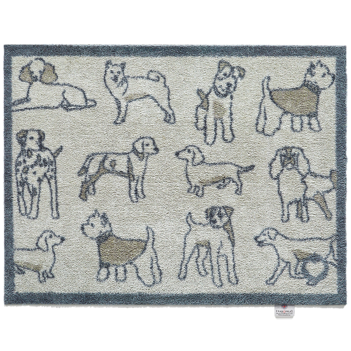 Hug Rug eko-dörrmatta, 65x85 - Hundar