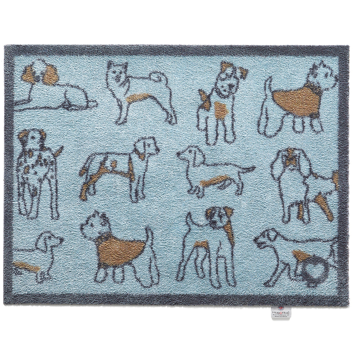 Hug Rug eco-deurmat, 65x85 - Honden