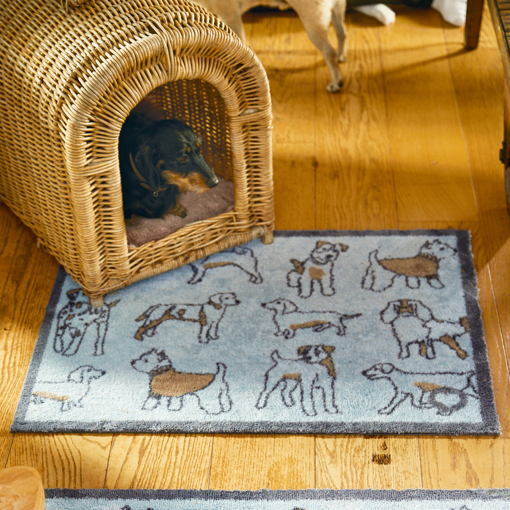 Hug Rug øko dørmåtte, 65x85 - Hunde - Billede 2