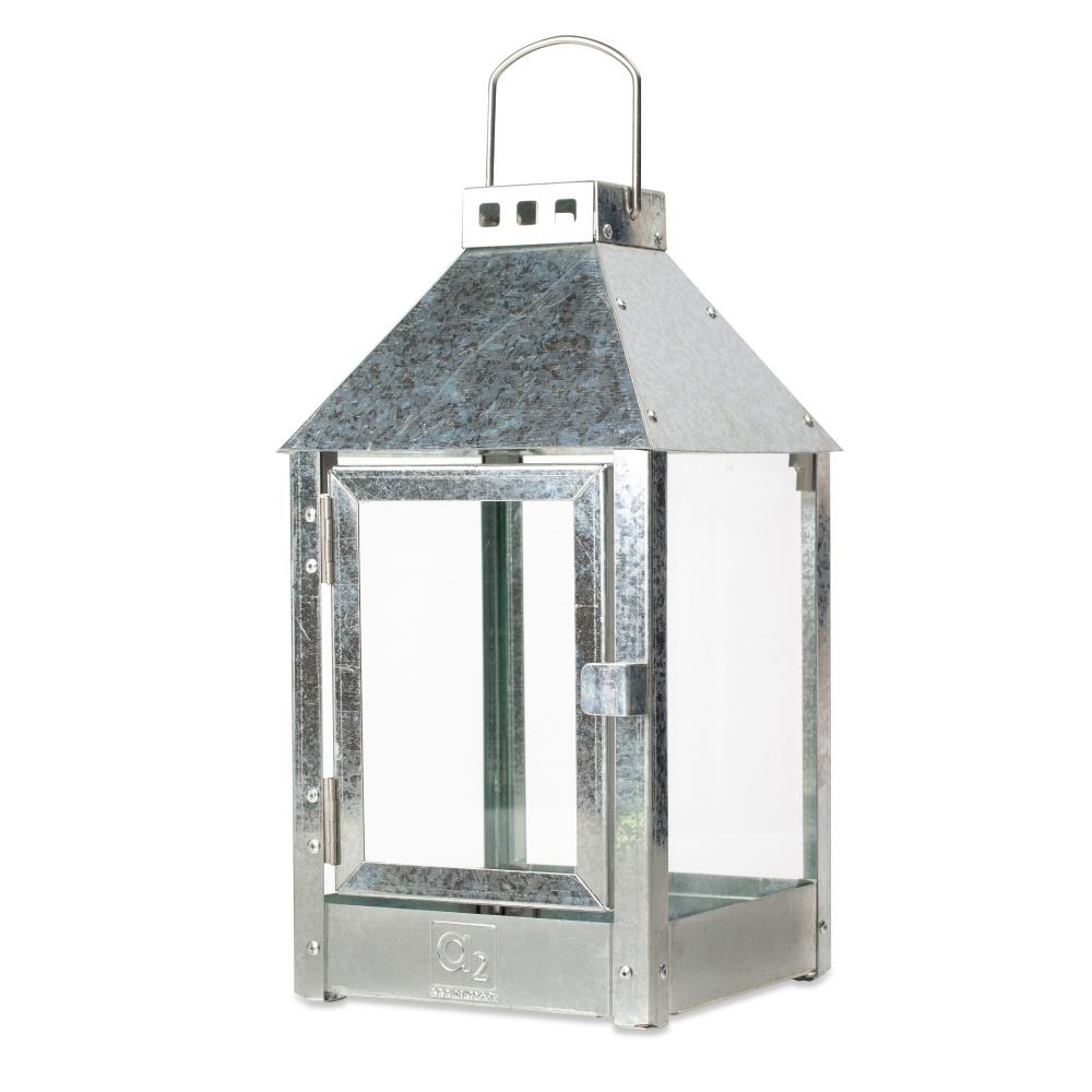 A2 Living steel lantern, galvanized - 33 cm - Image 3