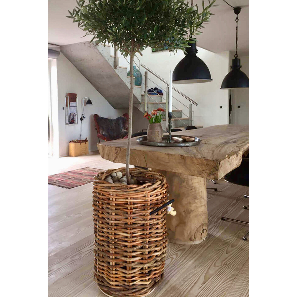 A2 Living rattankurv, rund - Ø45 x 66 - Billede 5