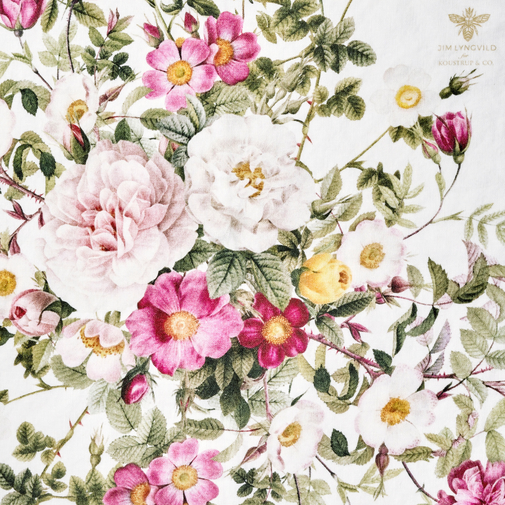 Jim Lyngvild stoffen servet - Rose Flower Garden - Afbeelding 5