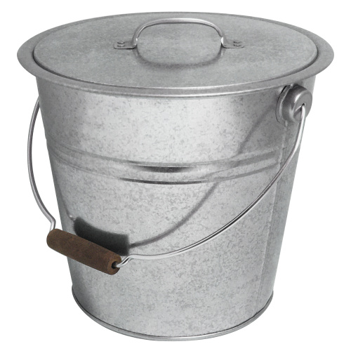 Guillouard zinken emmer met deksel - 10 L