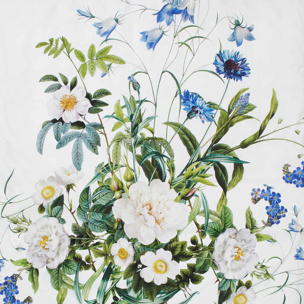 Parure de lit double Jim Lyngvild, 200x220 - Jardin de fleurs bleues - Image 5