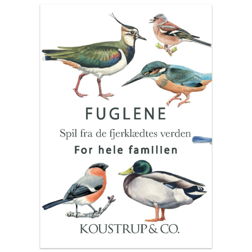 Koustrup & Co. speelkaarten met vogels