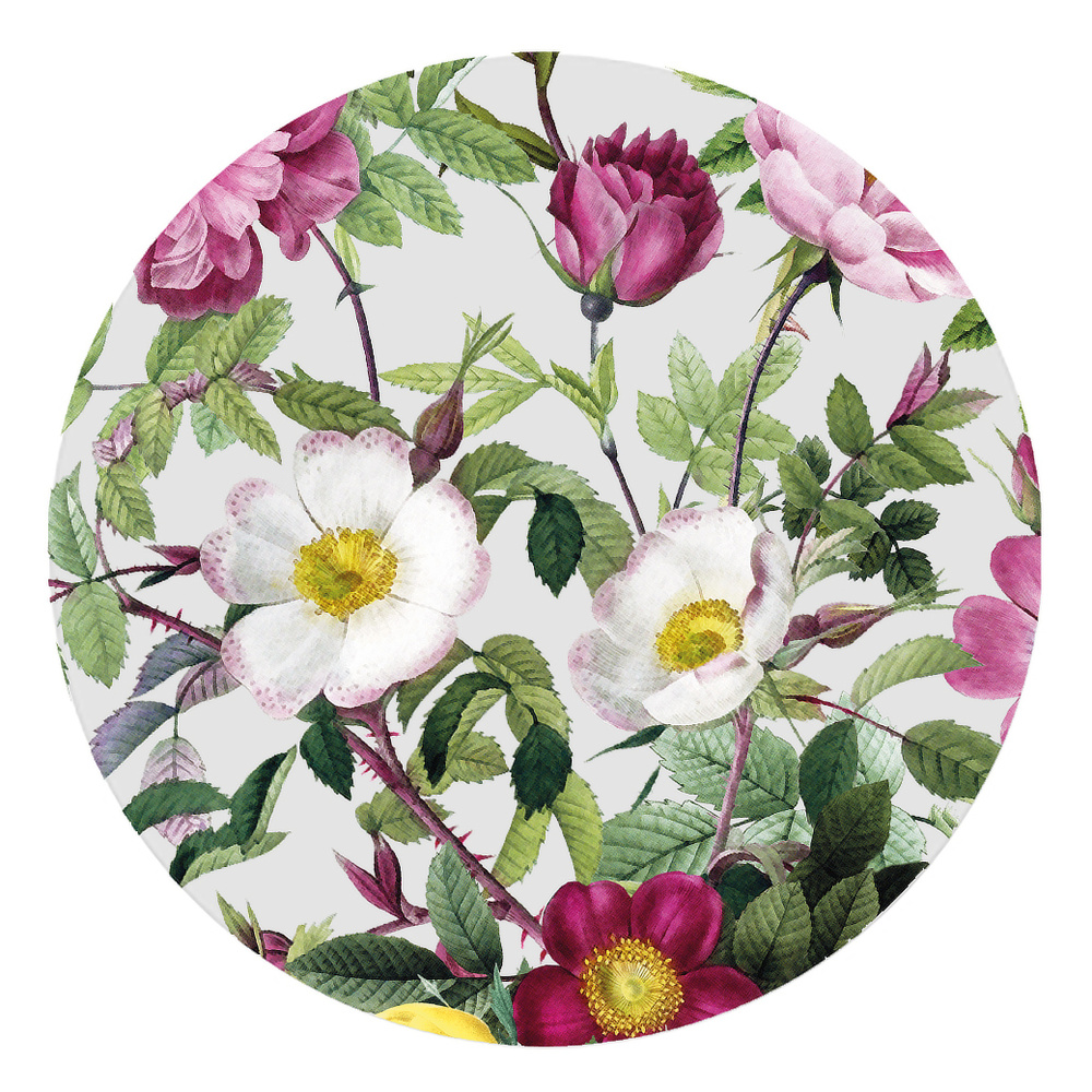 Jim Lyngvild Glass Coasters - Rose Flower Garden - Image 2