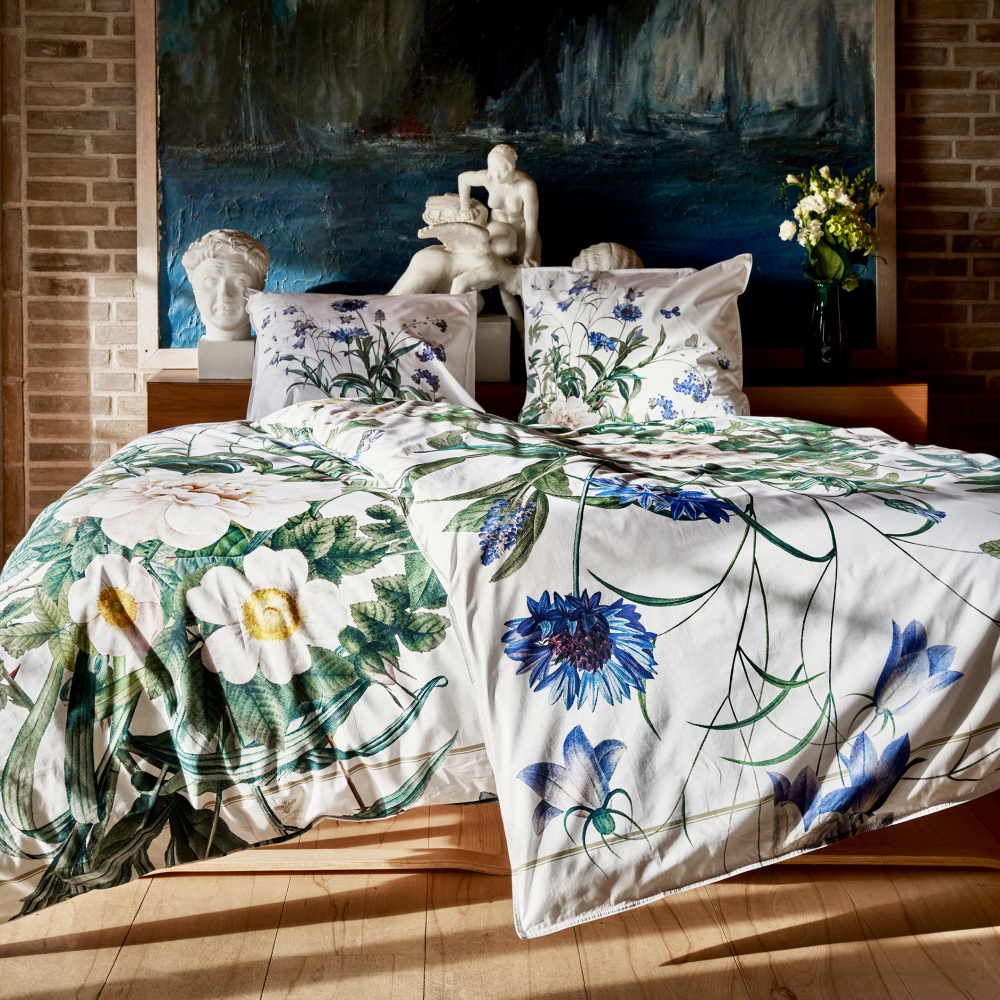 Parure de lit Jim Lyngvild, 135x200 (allemande) - Blue Flower Garden - Image 3