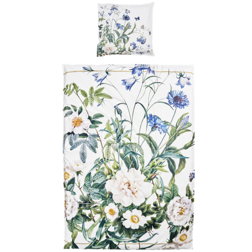 Jim Lyngvild bäddset, 135x200 (tyskt) - Blue Flower Garden