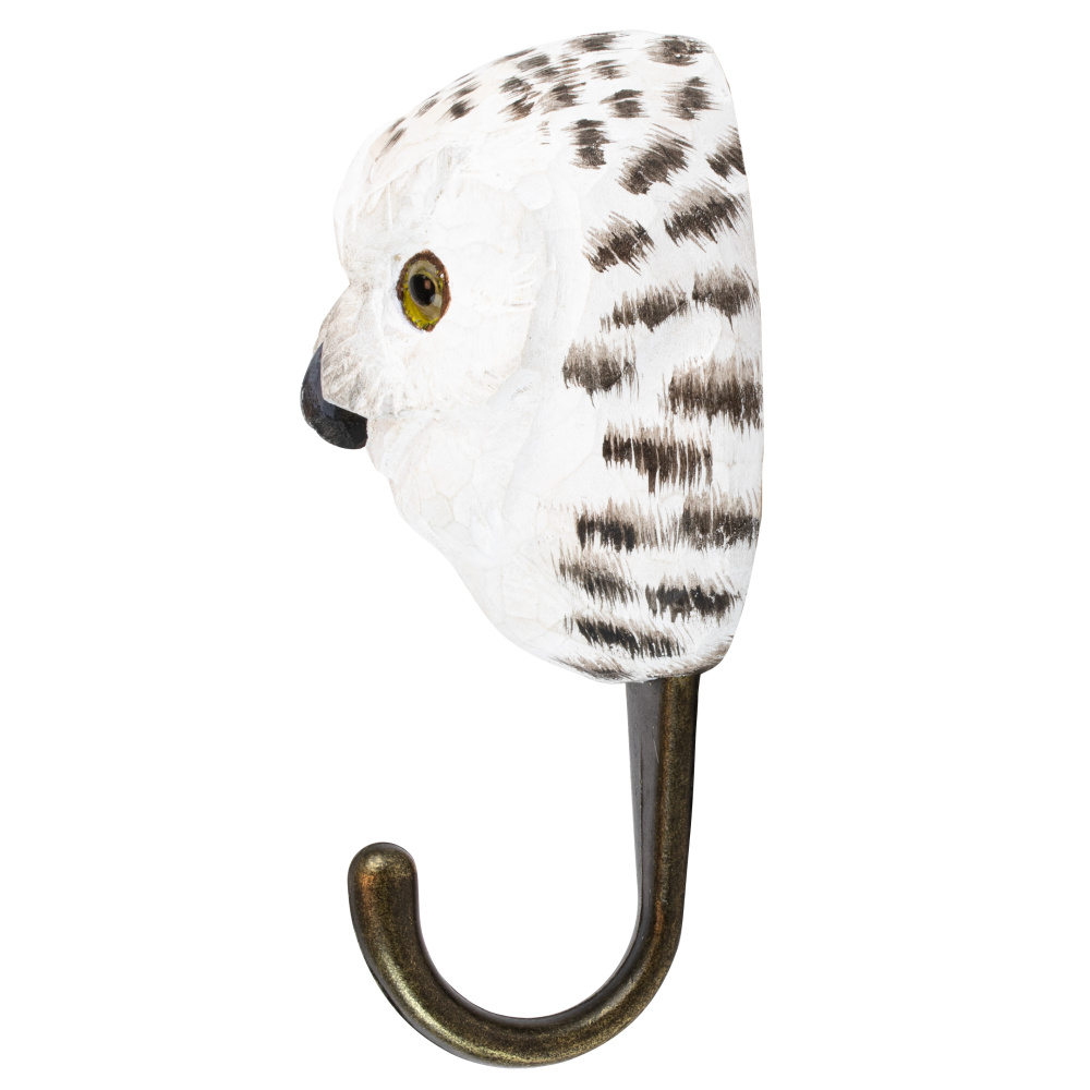 Wildlife Garden hook - snowy owl - Image 4