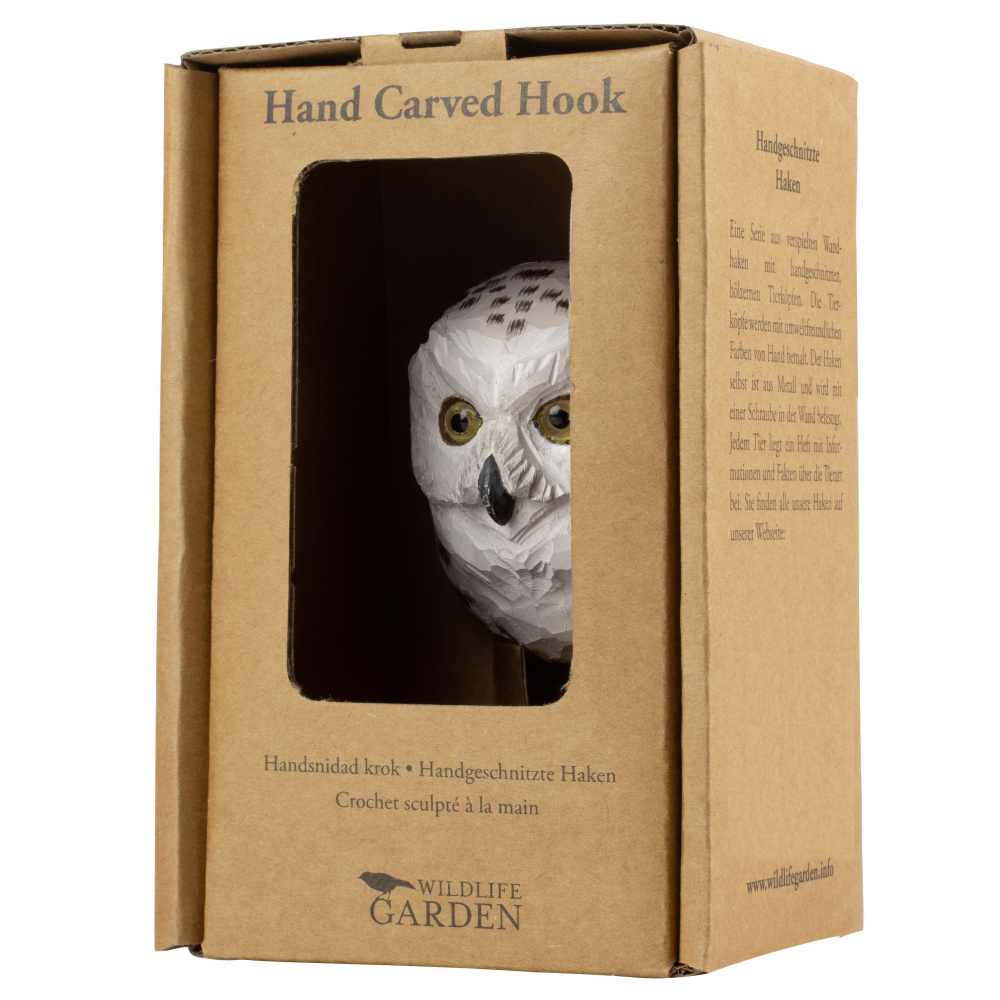 Wildlife Garden hook - snowy owl - Image 5
