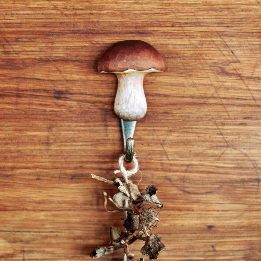 Wildlife Garden hook - porcini mushroom - Image 2