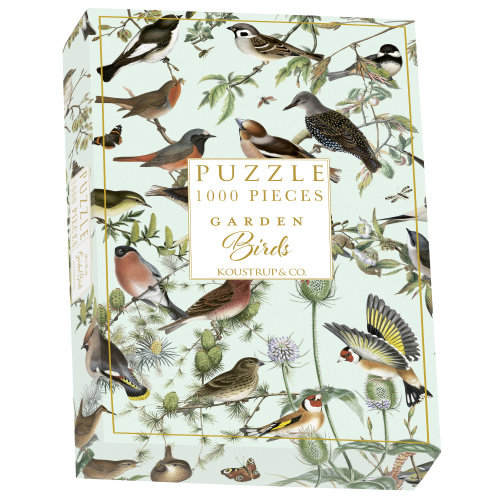 Koustrup-Puzzle – Vögel des Gartens