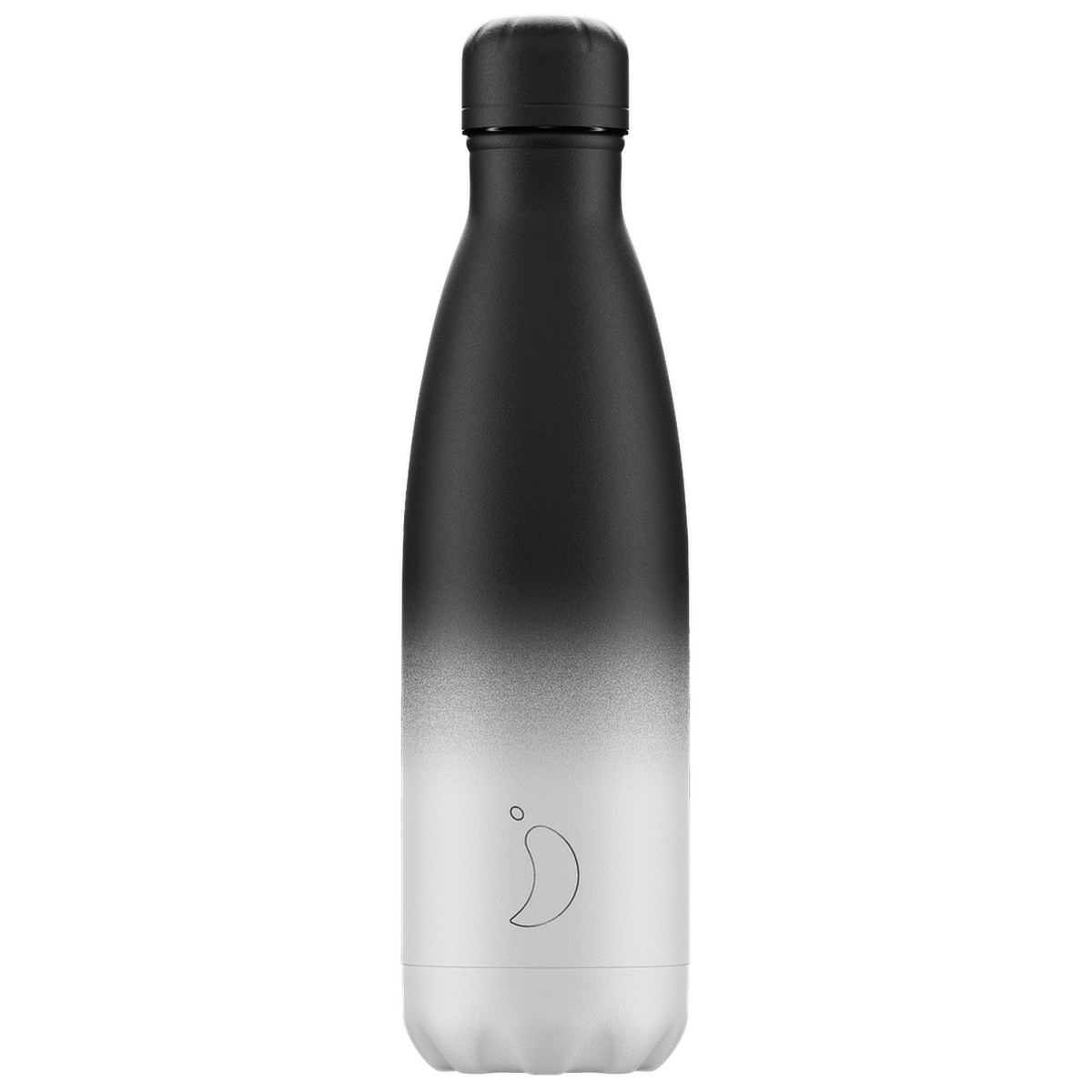 Bouteille isotherme Chilly's - Noire/blanche