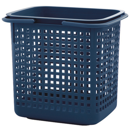 Panier Cestino - bleu foncé, grand