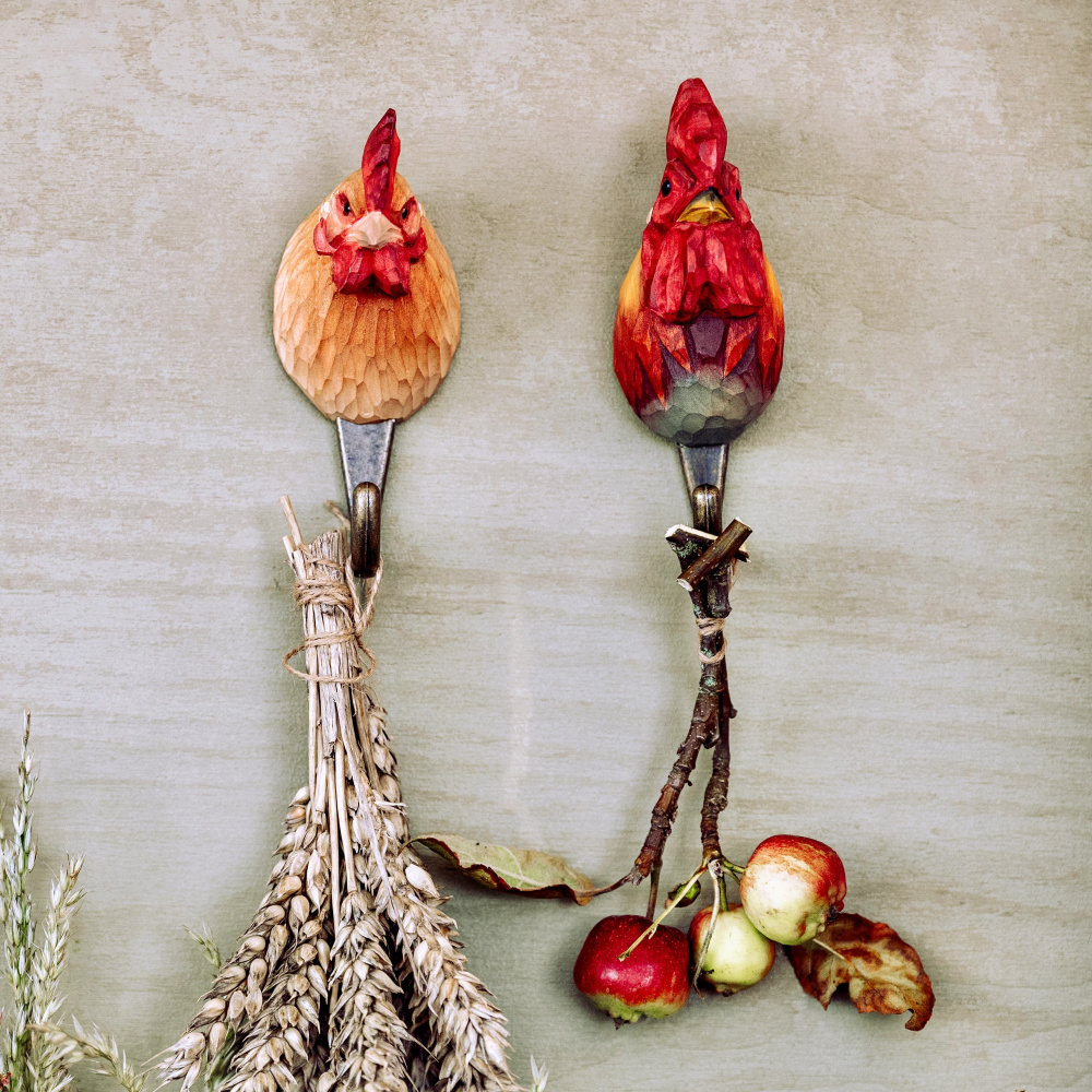 Wildlife Garden hook - hen - Image 5