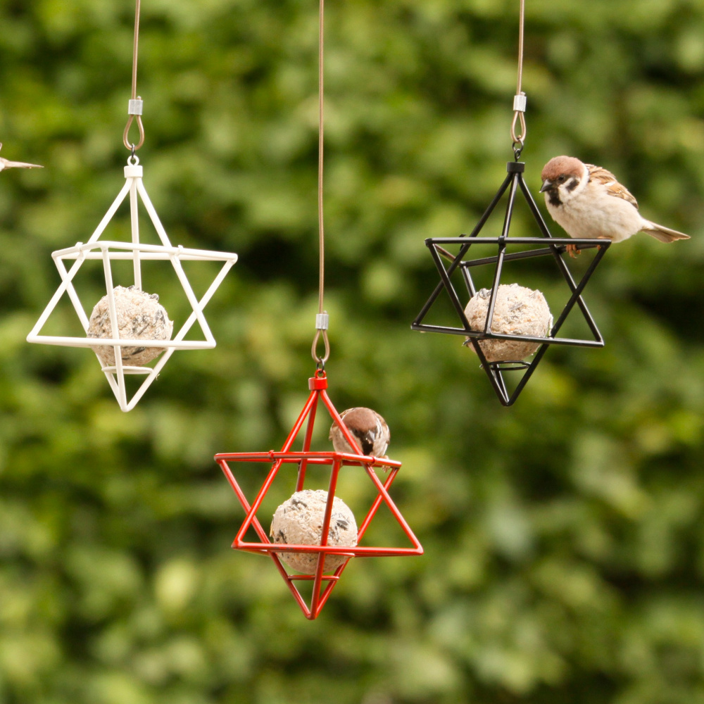 Wildlife Garden stjerne til mejsebold - hvid - Billede 2