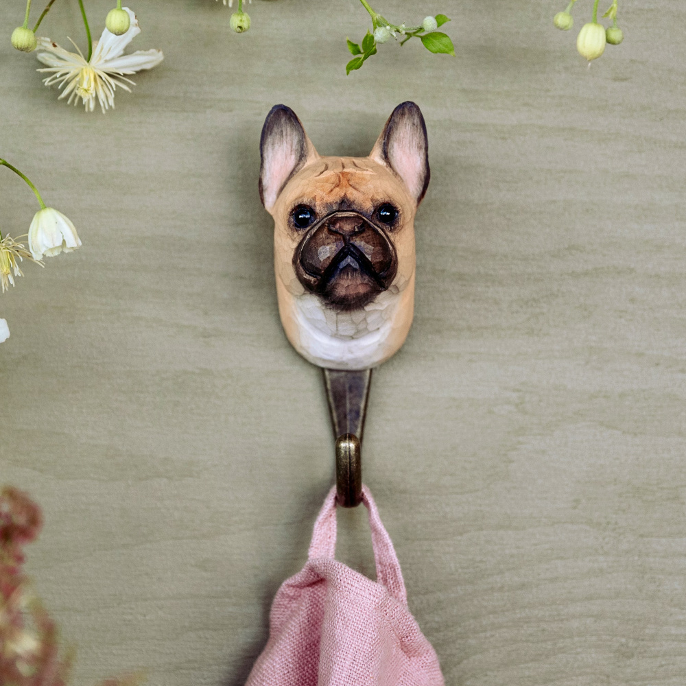Wildlife Garden hook - French bulldog - Image 2