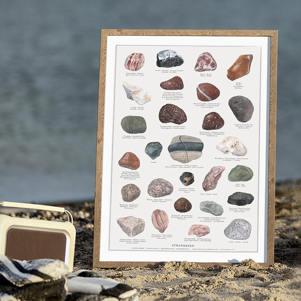 Koustrup affisch - Strandstenar, A2 - Bild 2