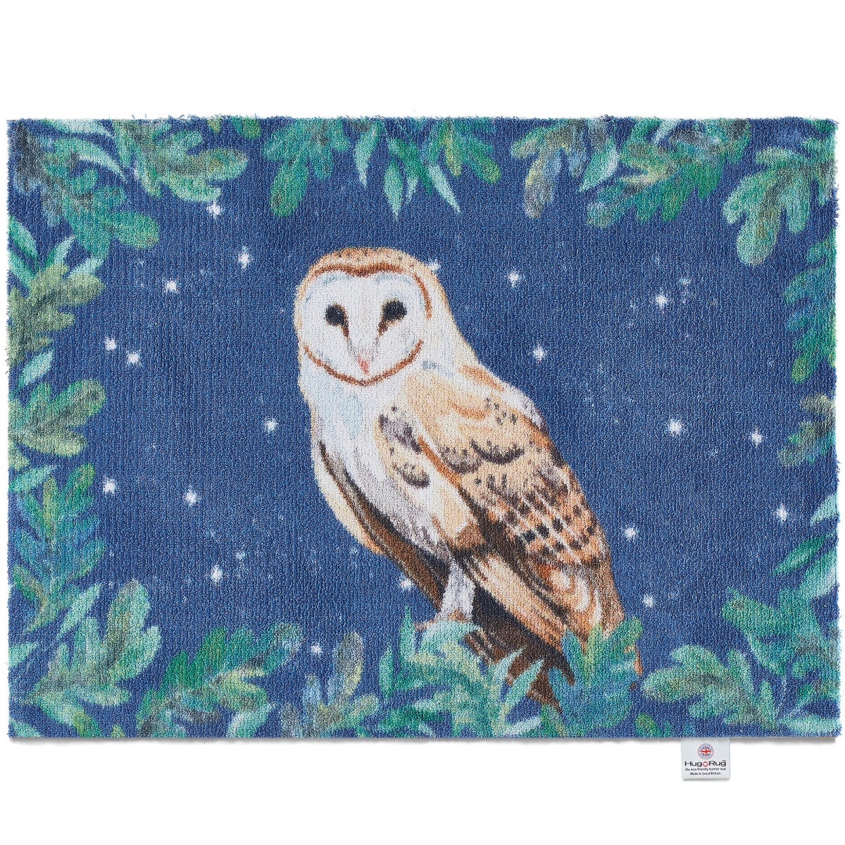 Hug Rug miljövänlig dörrmatta, 65x85 - Uggla