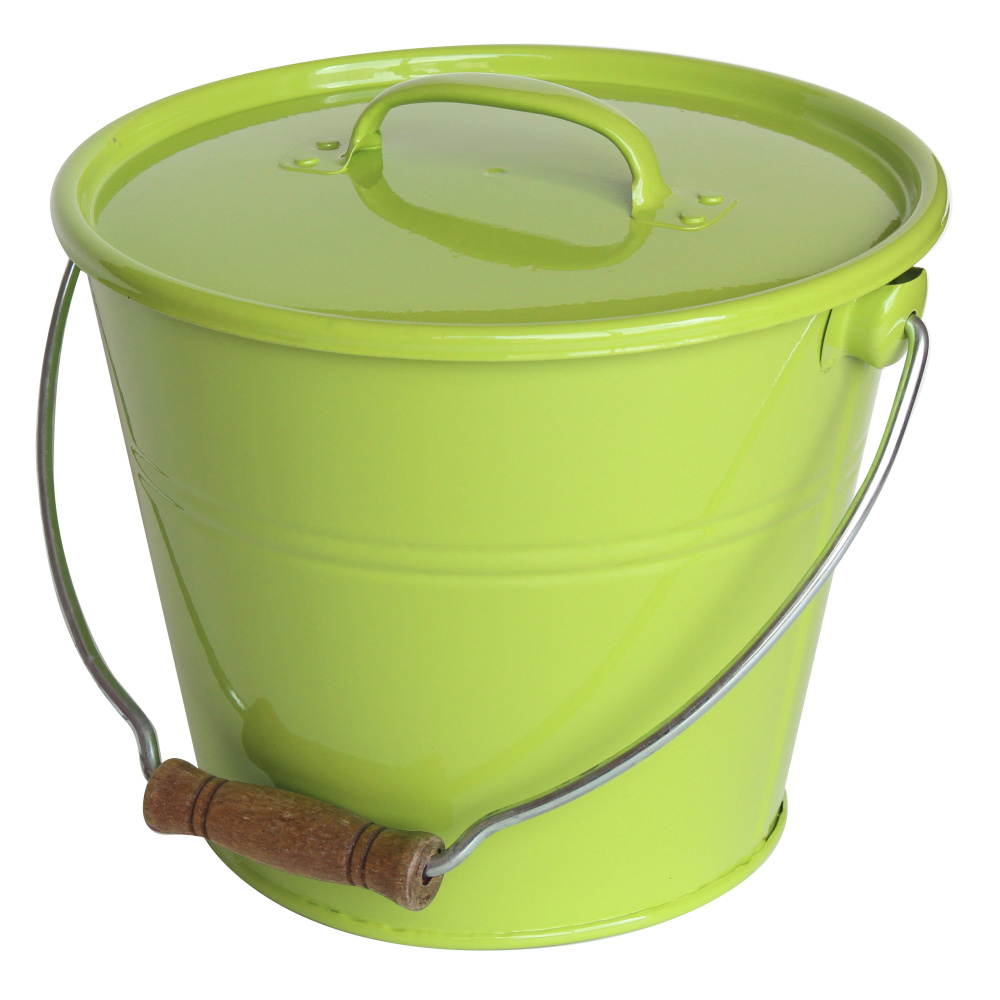 Seau Guillouard avec couvercle - vert, 5 L