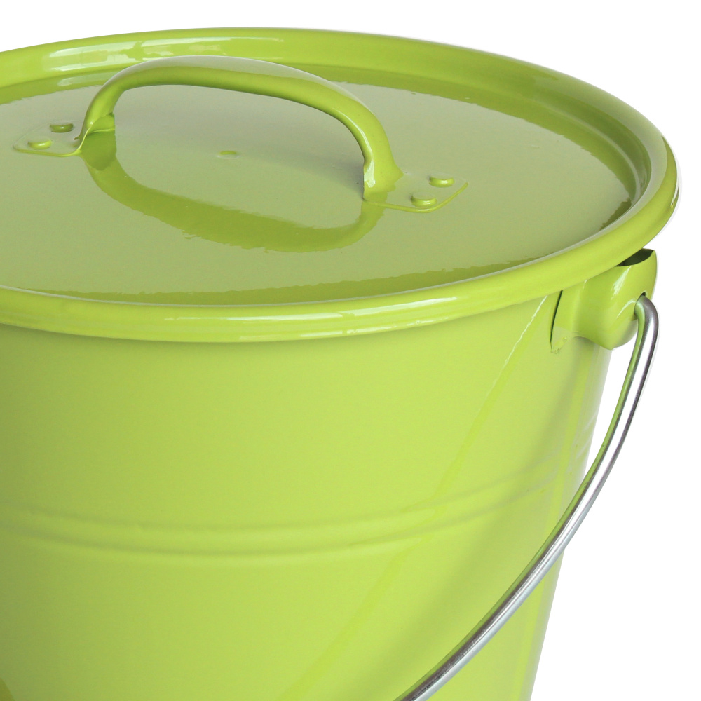 Seau Guillouard avec couvercle - vert, 5 L - Image 2