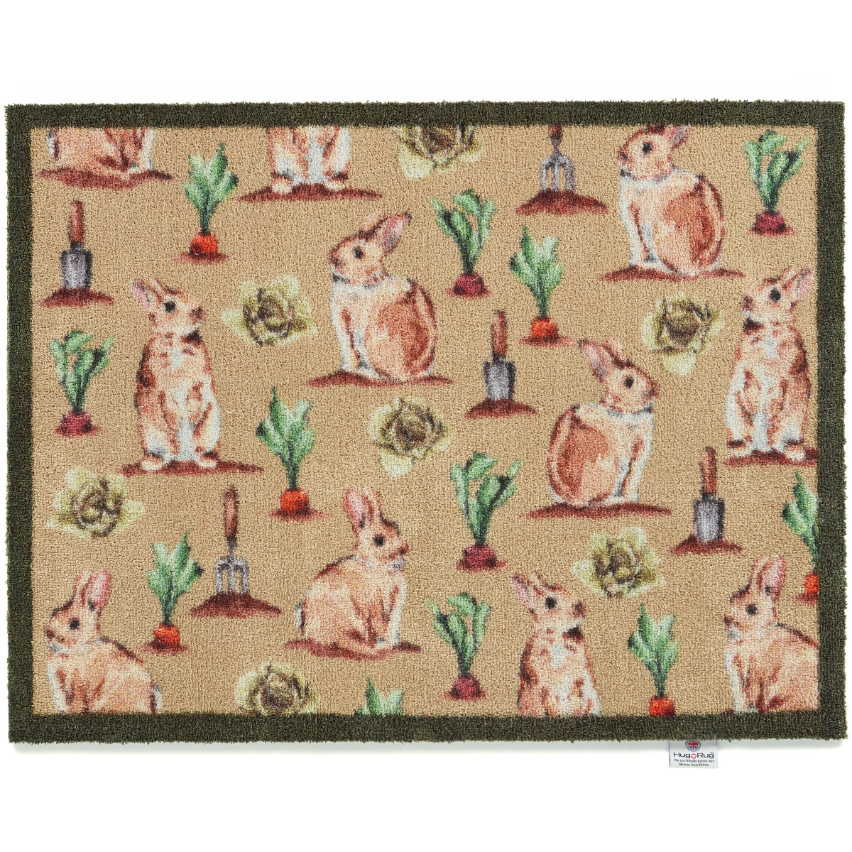 Hug Rug eko dörrmatta, 65x85 - Trädgårdskaniner