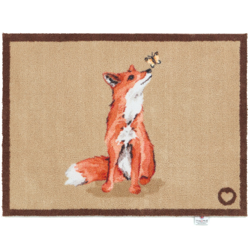 Hug Rug øko dørmåtte, 65x85 - Ræv