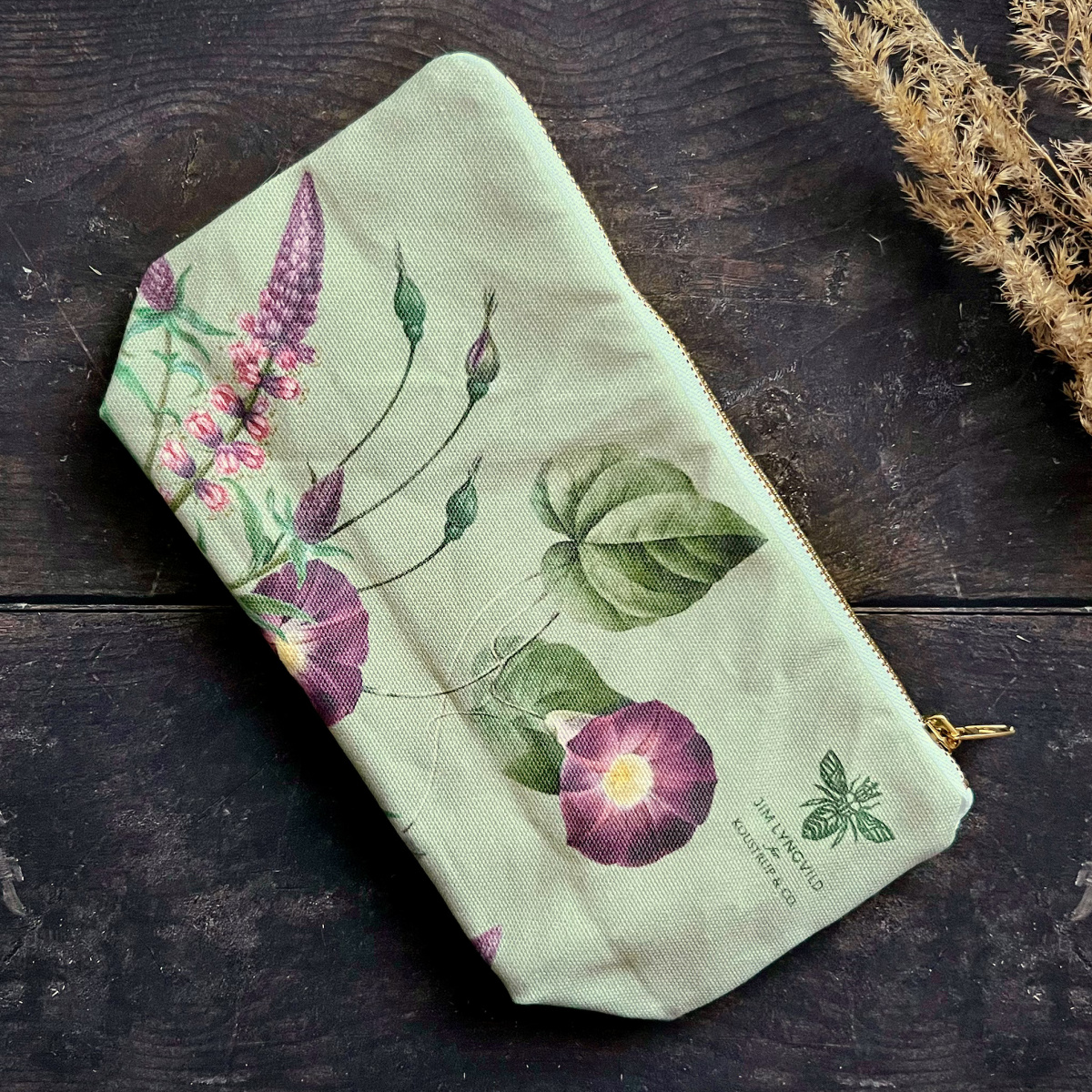 Jim Lyngvild Kosmetiktasche mit Boden - Blossom Garden
