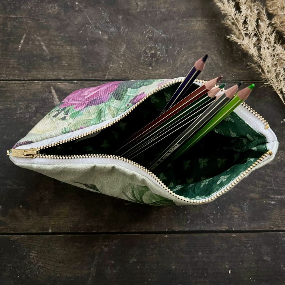 Jim Lyngvild Kosmetiktasche mit Boden - Blossom Garden - Bild 3